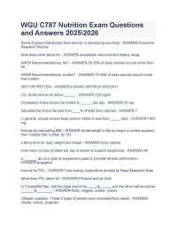 Nutrition Exam Q&A: Comprehensive Study Guide