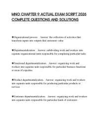 MNO EXAMINATION TEST 2026 QUESTIONS WITH SOLUTIONS GRADED A+