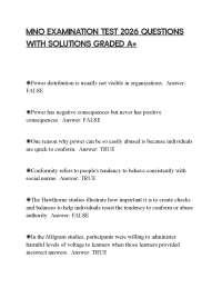 MN605 UNIT 5 EXAMINATION TEST 2026 COMPLETE QUESTIONS AND SOLUTIONS