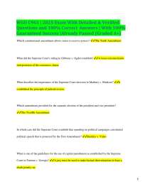 Constitutional Law Exam Questions and Answers