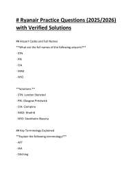 # Ryanair Practice Questions (2025/2026) with Verified Solutions