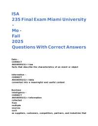 Business Intelligence and Data Analytics Exam Questions with Answers