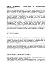 Estadistica datos bivariados