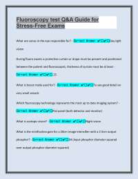 Fluoroscopy Exam Q&A: A Comprehensive Study Guide