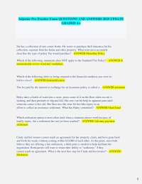 Adjuster Pro Practice Exam Questions and Answers 2025