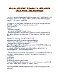 Social Security Benefits: Comprehensive Q&A for Exam Preparation