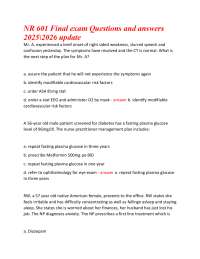 NR 601 Final Exam Questions & Answers 2025/2026