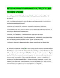 Educational Assessment: Key Concepts and Ethical Practices