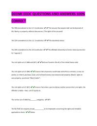 DEOMI EEOC Exam Q&A: Comprehensive Study Guide