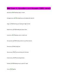 RBS Exam 3: Questions and Answers on Folk Religion and Animism
