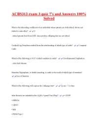 Animal Breeding and Genetics Exam Quiz with Solved Answers
