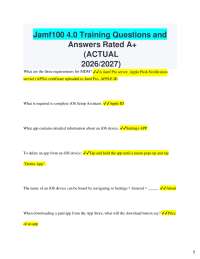 Jamf Pro 4.0 Training: Comprehensive Q&A for Certification Success