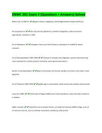 ENWC 201 Exam 2: Environmental Science Questions and Answers