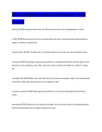 MCI and NIMS: Questions and Answers for Emergency Management