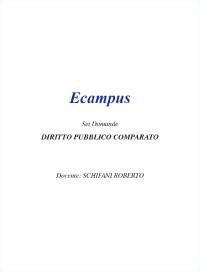 Paniere Diritto pubblico comparato - Schifani Roberto