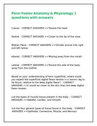 Anatomy and Physiology Q&A: Comprehensive Study Guide