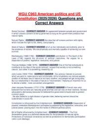 American Politics and US Constitution Q&A: Key Concepts and Principles