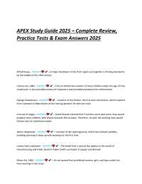 APEX Study Guide 2025: Complete Review and Practice Questions