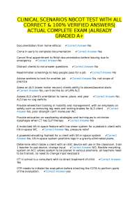 NBCOT Clinical Scenarios: Verified Exam Questions and Answers