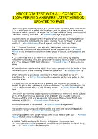 NBCOT OTA Exam Questions and Answers: Latest Verified Version