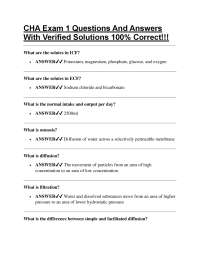 Fluid and Electrolyte Balance: Comprehensive Q&A for Nursing Students