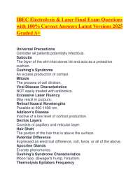 Electrolysis & Laser Exam Q&A: Latest Version 2025