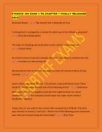 Finance 300 Exam 3 Practice Questions: Municipal Bonds and Interest Rates
