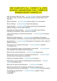 ENP Exam Questions and Answers: Comprehensive Study Guide