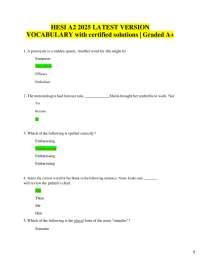 Vocabulary and Reading Comprehension Practice Questions