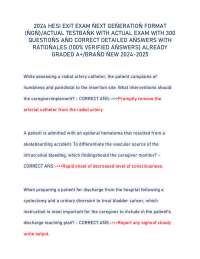 Comprehensive Test Bank 2024-2025: 300 Questions with Verified Answers and Rationales