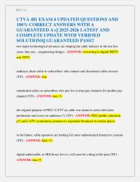 CTVA 481 Exam Questions and Answers: Complete Study Guide