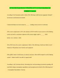 AP Macroeconomics Exam Review: Questions and Answers