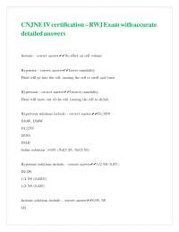 Fluid and Electrolyte Balance Exam Questions and Answers