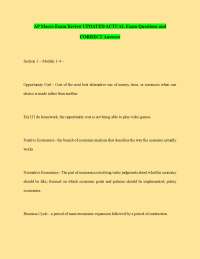 AP Macroeconomics Exam Review: Key Concepts and Practice Questions