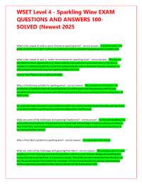 WSET Level 4 Sparkling Wine Exam: Q&A Guide (Newest 2025)