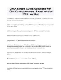 CHAA Study Guide: Healthcare Compliance and Regulations Q&A