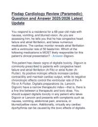 Cardiology Review: Paramedic Q&A for Congestive Heart Failure & Arrhythmias