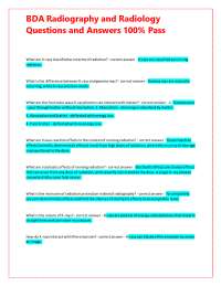 Radiography and Radiology: Key Q&A for Exam Success
