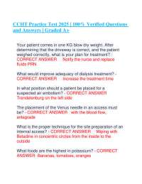 CCHT Exam Practice Questions and Answers 2025