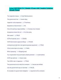 CLC Module 4 Exam Questions and Answers 2025/2026