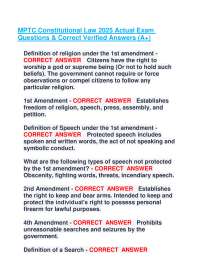 Constitutional Law Exam Questions and Answers