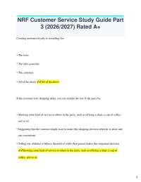 Customer Service Study Guide: NRF Certification Exam Prep