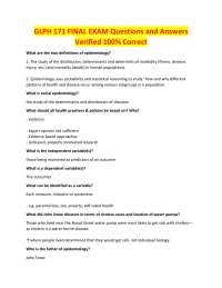 Epidemiology Final Exam Q&A: Comprehensive Review