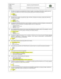 Evaluación Teórica de Procedimientos Policiales