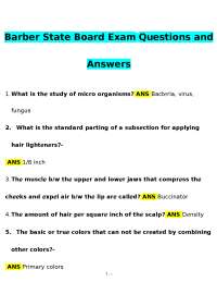 Barber State Board Exam: Comprehensive Q&A for Licensing Success