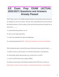 Hearing Instrument Specialist Exam Prep: Questions and Answers (2026/2027)