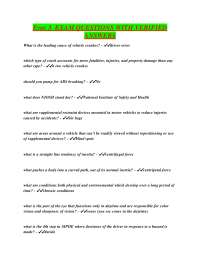 Evoc 3 Exam Questions and Answers: A Study Guide