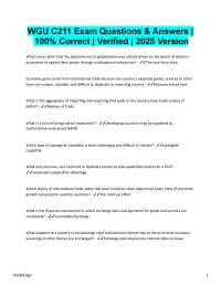 Exam Questions and Answers: 2025 Edition