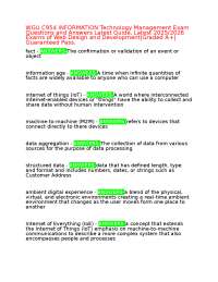 Information Technology Management Exam Q&A Guide