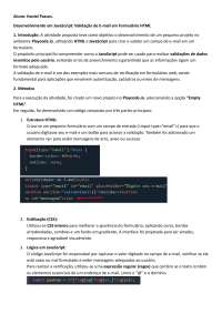 Desenvolvimento em Javascript